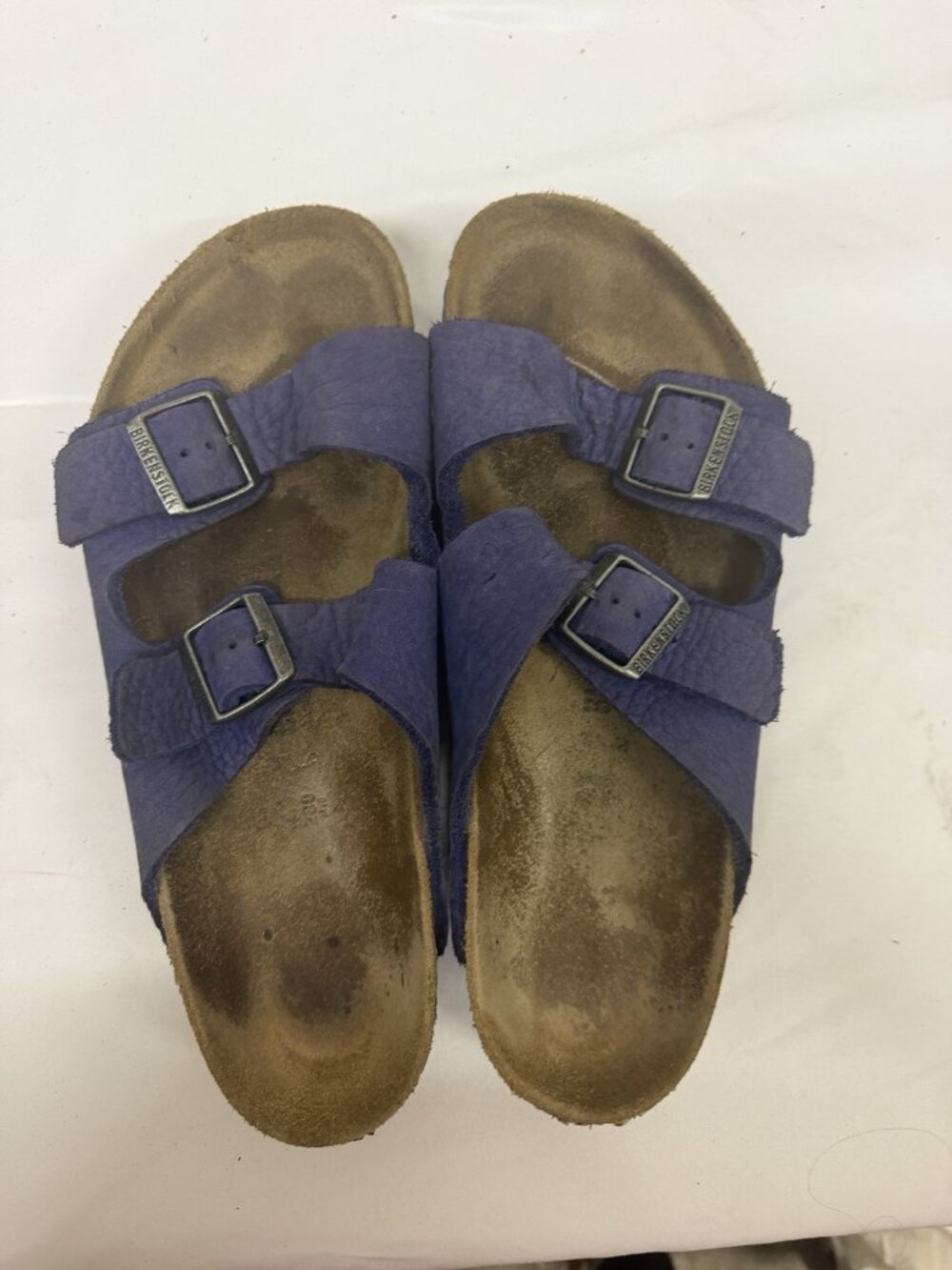 Birkenstock Arizona - Desert Buck Indigo Blue - Size 43